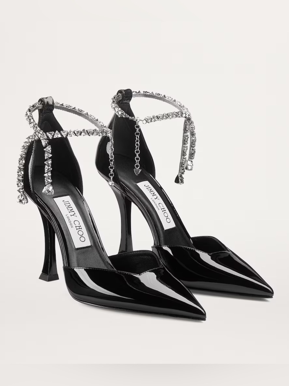 Jimmy Choo Stevie 100 patent leather pumps
